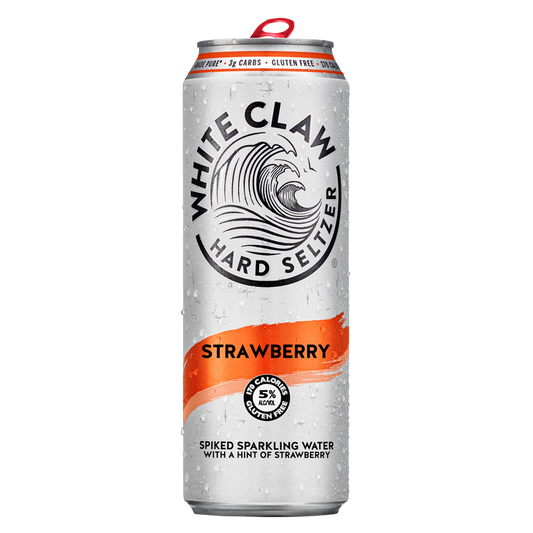 White Claw Strawberry Single 19.2oz Can 5% ABV