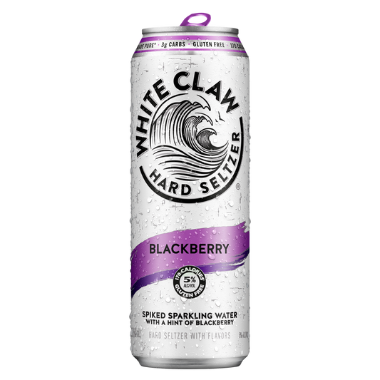 White Claw Blackberry Single 19.2oz Can 5% ABV