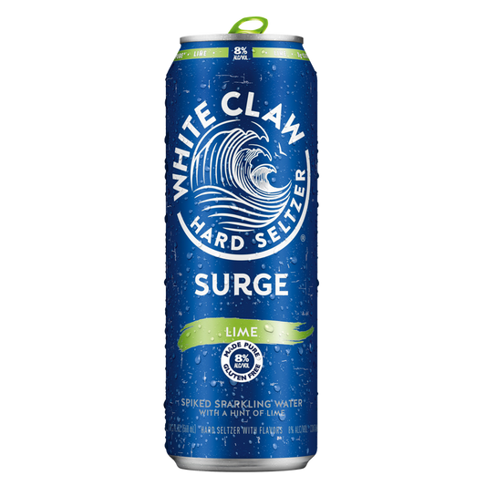 White Claw Hard Seltzer Surge Lime Single 19.2oz Can 8% ABV