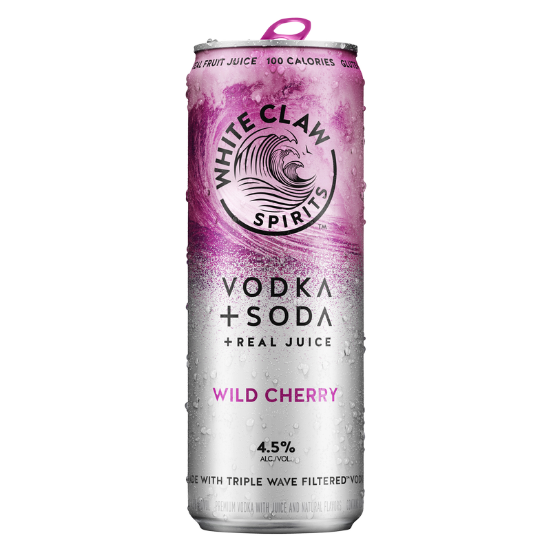 White Claw Vodka + Soda Wild Cherry 4pk 12oz Can 4.5% ABV