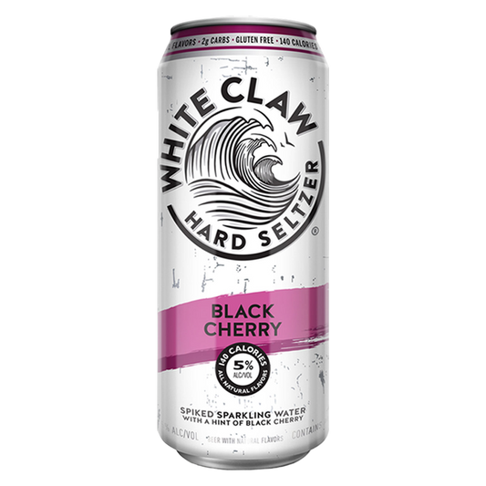 White Claw Black Cherry 16oz 12 Single Cans 5.0% ABV