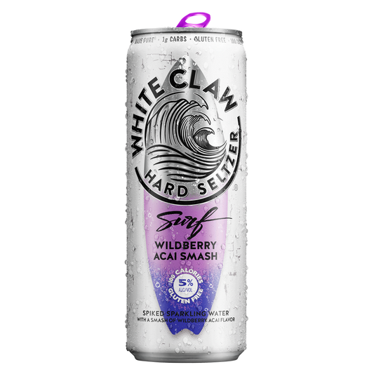 White Claw Surf Wildberry Acai Smash Single 12oz Can 5.0% ABV